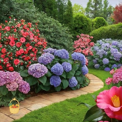 29 Plants Pair Hydrangeas That Actually Work 14 Camellias
