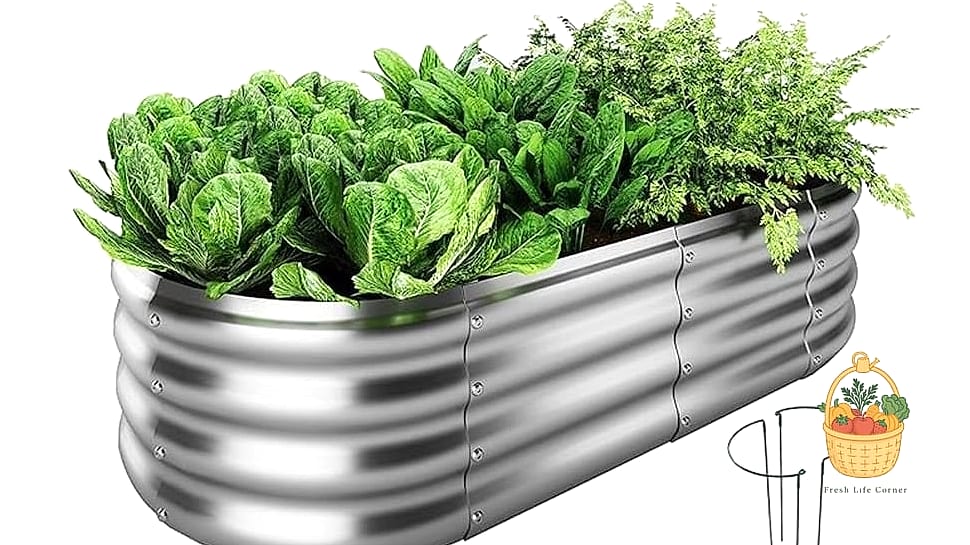 Galvanized Metal Tub Planter