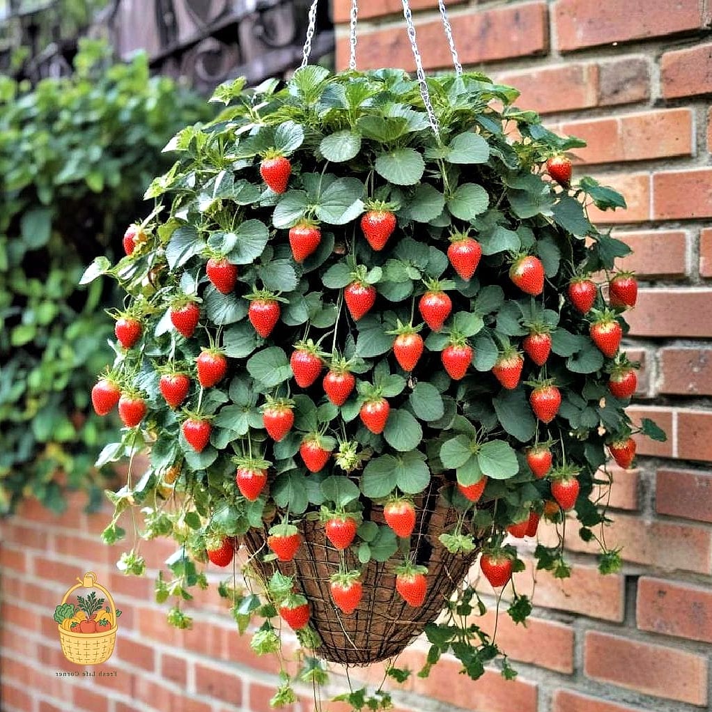 Hanging Strawberry Basket