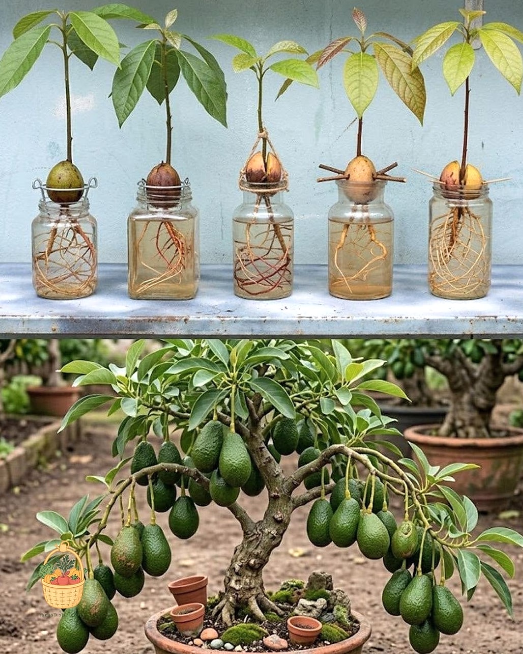 21 Avocado Tree Indoors That Are Going Viral on Pinterest 4 Multiple Avocado Pits Grouped Together