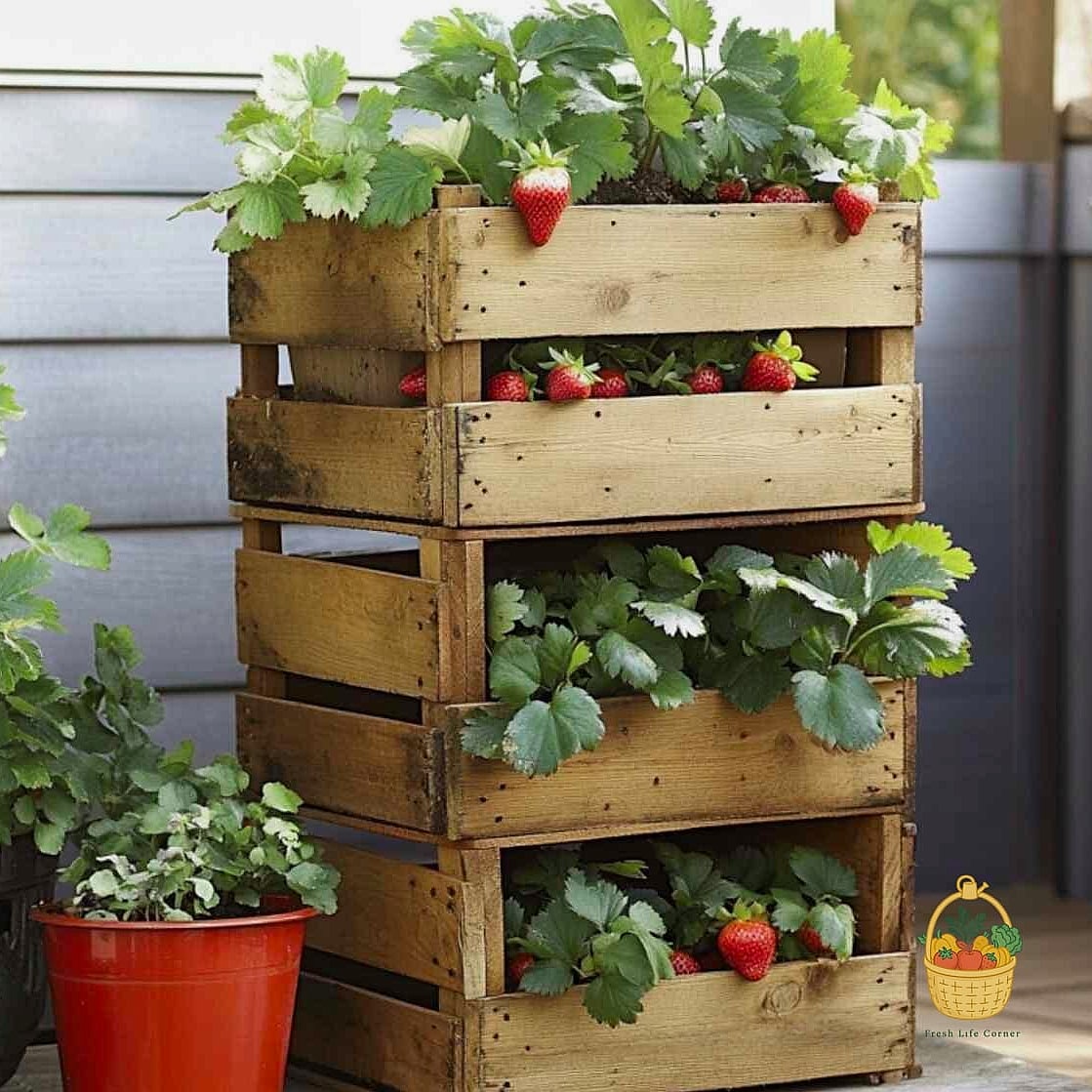 Repurposed Wooden Pallet Planter