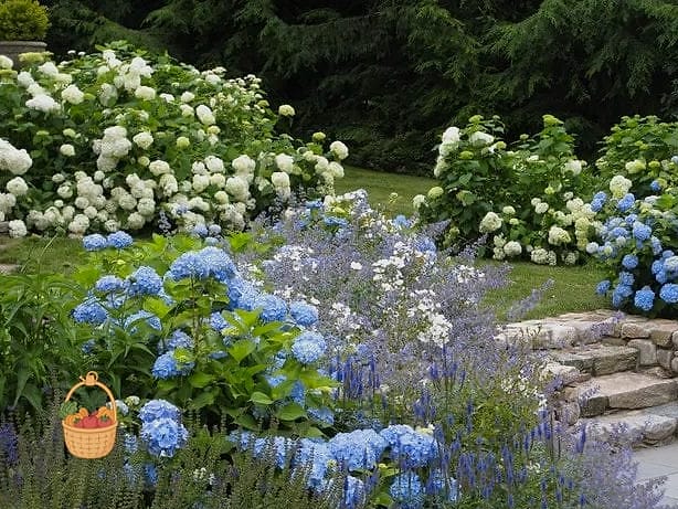 29 Plants Pair Hydrangeas That Actually Work 19 Salvia