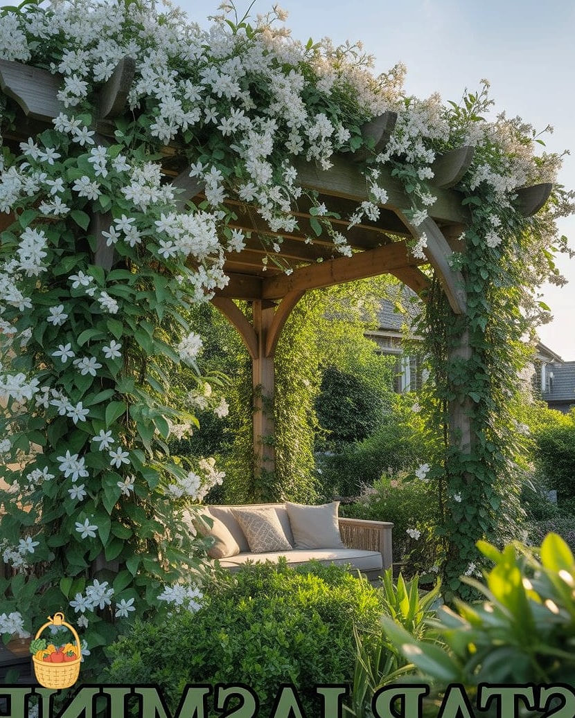 20 Climbing Plants For Pergola And Arbor That Will Transform Your Garden 6 Star Jasmine