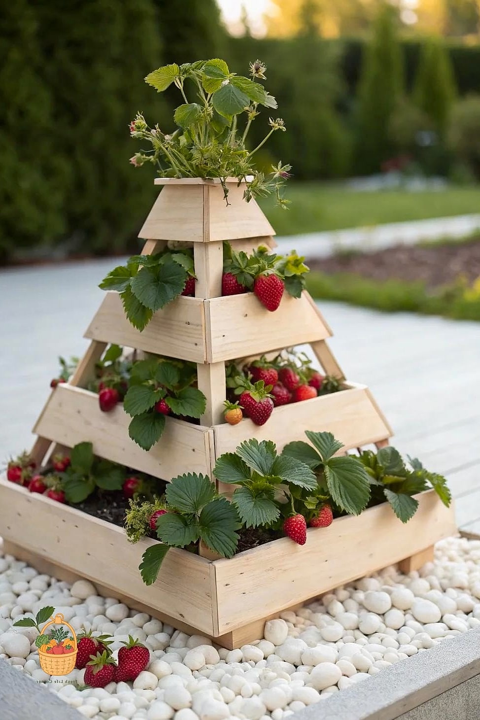 Strawberry Pyramid Planter