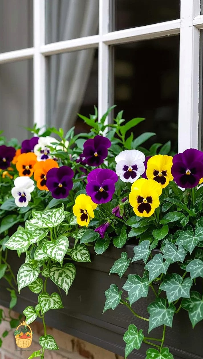 22 Flowers For Your Window Boxes That Actually Work 16 Trailing Pansies